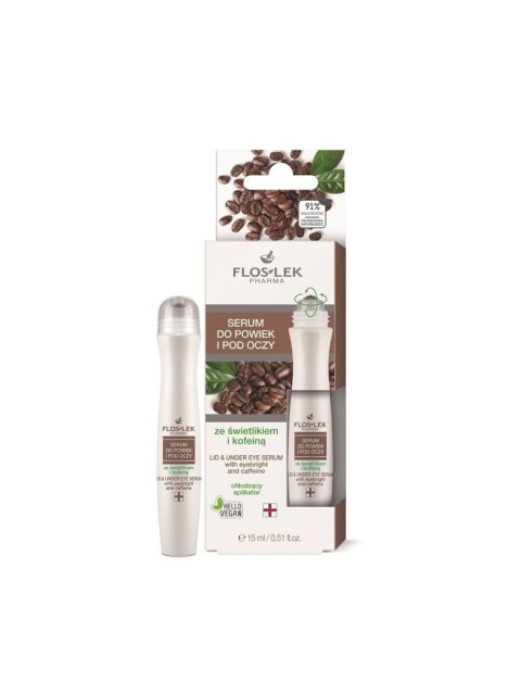 Floslek oczy serum do powiek i pod oczy ze świetlikiem i kofeiną 15 ml