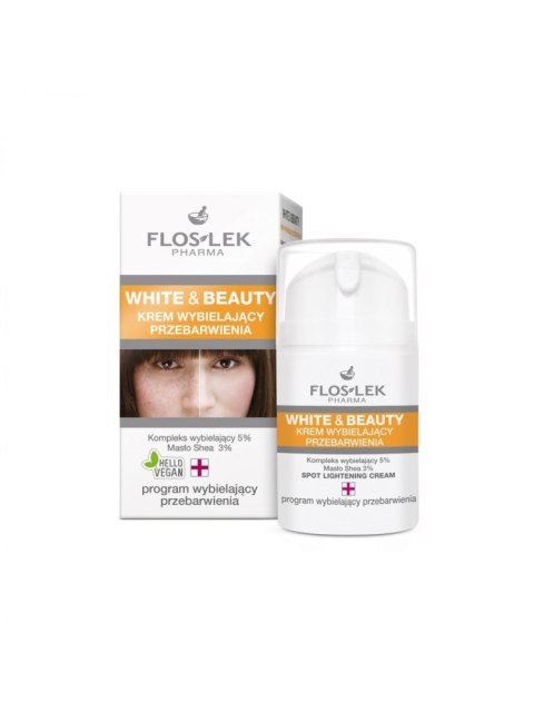 FLOS-LEK Floslek WHITE & BEAUTY® Krem wybielający przebarwienia 50 ml