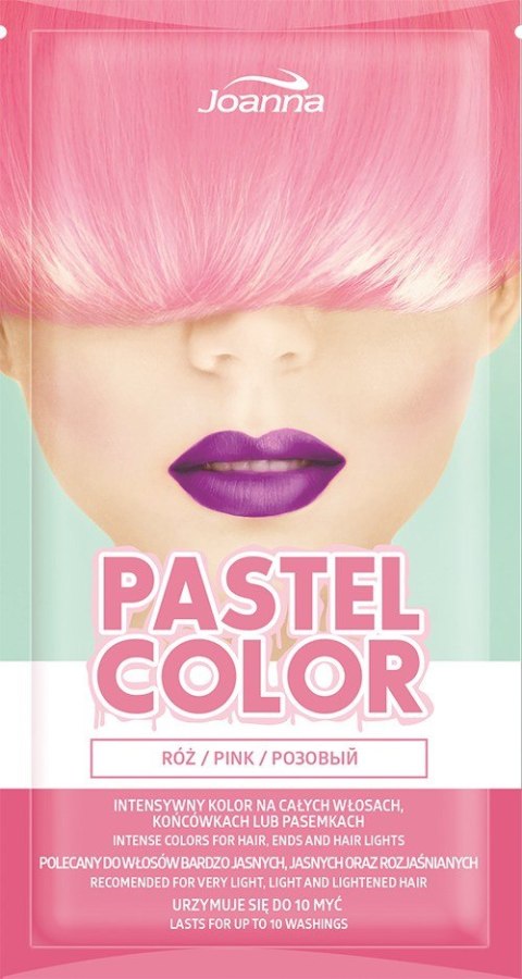 Joanna Pastel Color szamponetka koloryzująca w saszetce Róż 35 g