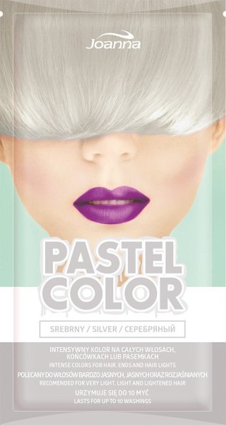 Joanna Pastel Color szamponetka koloryzująca w saszetce srebrny 35 g