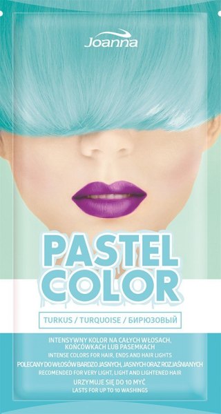 Joanna Pastel Color szamponetka koloryzująca w saszetce Turkus 35 g