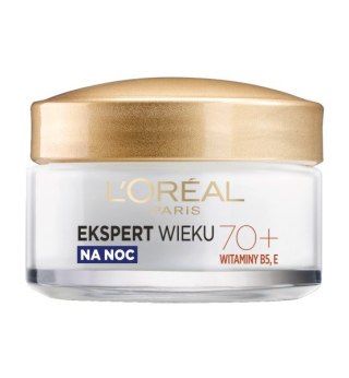 L'Oréal Paris Ekspert Wieku 70+ przeciwzmarszczkowy krem odżywczy na noc 50 ml