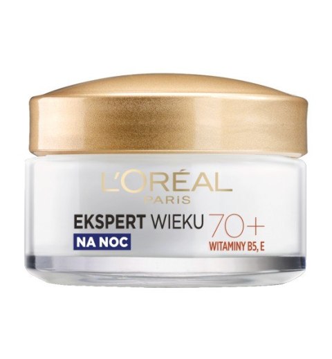 L'Oréal Paris Ekspert Wieku 70+ przeciwzmarszczkowy krem odżywczy na noc 50 ml