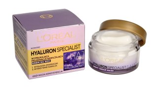 L'Oréal Paris Hyaluron Specialist krem nawilżający wygładzający zmarszczki na noc 50 ml