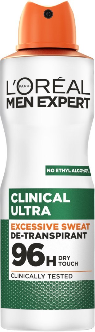 L'Oréal MEN Expert Clinical Ultra 96H Dezodorant w Sprayu 150 ml