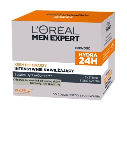 L'Oréal Paris Men Expert Hydra 24h krem intensywnie nawilżający 50 ml