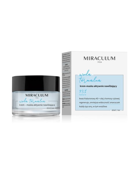 Miraculum woda Termalna krem-maska aktywnie nawilżający na dzień i noc 50 ml