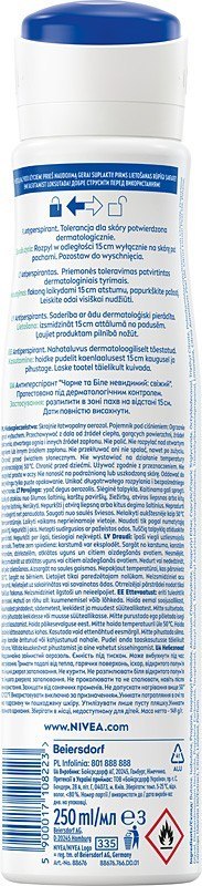 NIVEA Black & White Invisible Fresh Antyperspirant Damski w Sprayu 250 ml