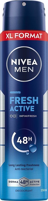 NIVEA MEN Fresh Active Dezodorant w Sprayu 250 ml