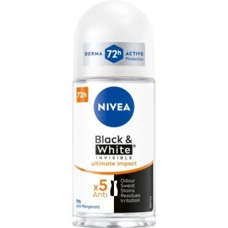 Nivea Deo Roll-on B&w Ultimate Impact Antyperspirant dla Kobiet 50 ml