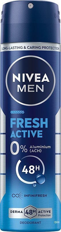 NIVEA NIVEA MEN Fresh Active Dezodorant w Sprayu dla Mężczyzn 150 ml