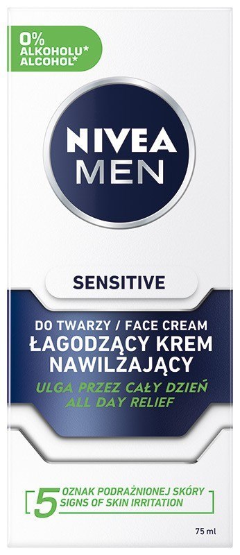 Nivea MEN nawilżający krem do twarzy Sensitive 75 ml