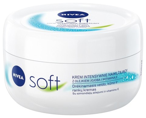 Nivea Soft krem intensywnie nawilżający z olejkiem jojoba i witaminą E 200 ml