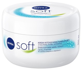 Nivea Soft krem intensywnie nawilżający z olejkiem jojoba i witaminą E 300 ml