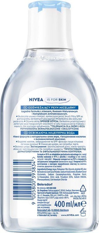 Nivea V płyn 400 ml micelarny cn 89256