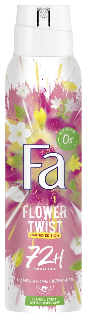 FA Flower Twist 48H Dezodorant Damski w Sprayu 150 ml