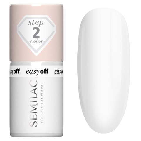 Semilac Easy Off lakier hybrydowy LED Light L01 Coconut Milk 7 ml