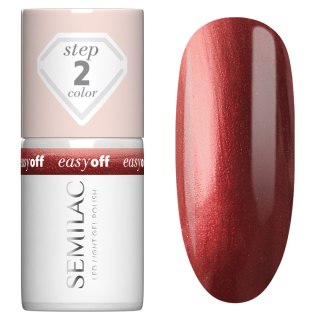 Semilac Easy Off lakier hybrydowy LED Light L22 Russet Red 7 ml