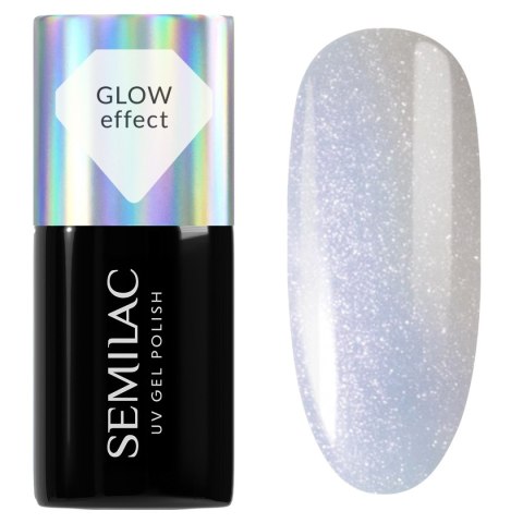 Semilac lakier hybrydowy 986 Milky Blue Glow 7 ml
