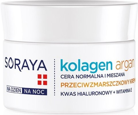 Soraya Kolagen Argan krem nawilżający przeciwzmarszczkowy na dzień i noc 50 ml