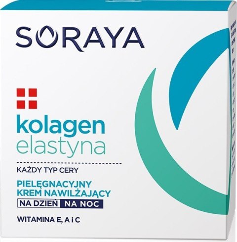 Soraya Kolagen Elastyna Pielęgnacyjny krem nawilżający na dzień i noc 50 ml