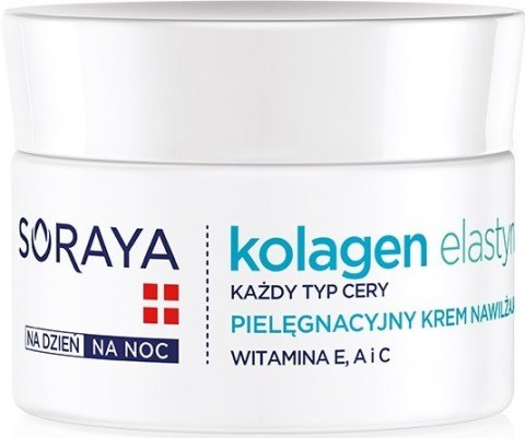 Soraya Kolagen Elastyna Pielęgnacyjny krem nawilżający na dzień i noc 50 ml