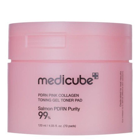TOP KOREA MEDICUBE PDRN Pink Gel Toner Pads płatki 70szt