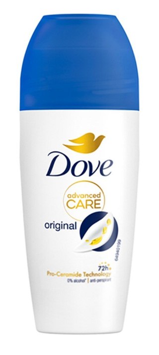 Dove Advanced Care Original Dezodorant Antyperspirant Roll-on dla Kobiet 50 ml
