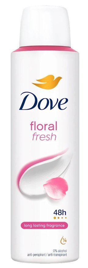 Dove Floral Fresh 48H Antyperspirant Damski w Sprayu 150 ml