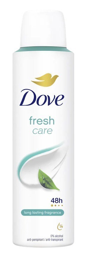 Dove Fresh Care 48H Antyperspirant Damski w Sprayu 150 ml