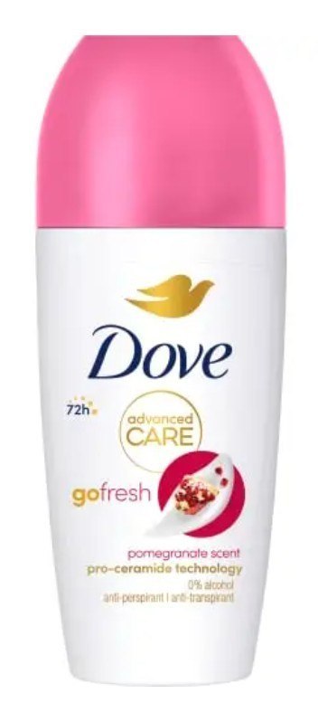 Dove Gofresh Pomegranate Scent 72h Antyperspirant w Kulce Roll-on Kulka dla Kobiet 50 ml
