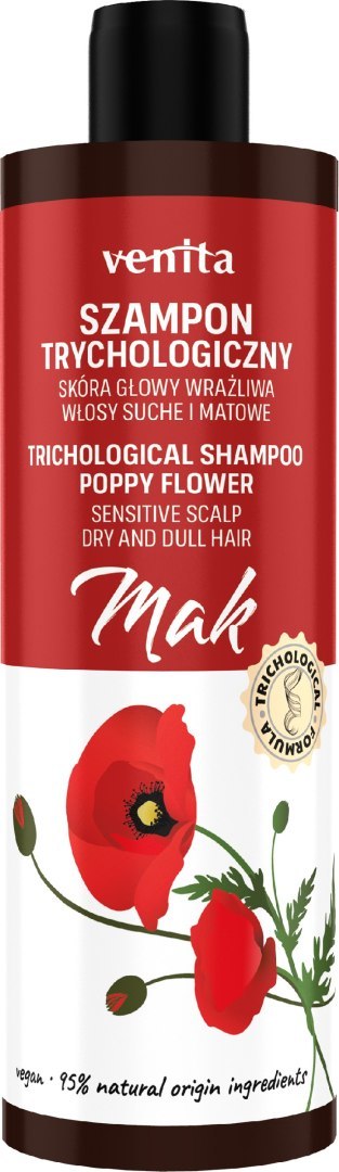 Venita szampon trychologiczny - Mak 300 ml