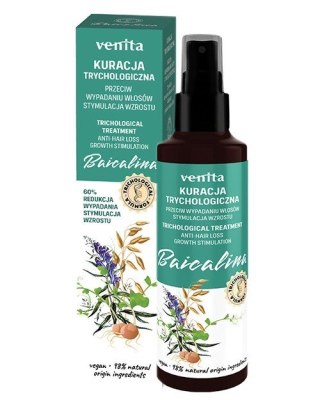 Venita trychologiczna kuracja przeciw wypadaniu włosów - Baicalina 100 ml