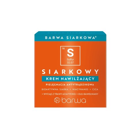 Barwa Siarkowa krem nawilżający do twarzy 50 ml