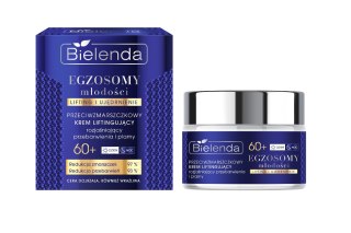 Bielenda Egzosomy Młodości przeciwzmarszczkowy krem liftingujący, rozjaśniający przebarwienia i plamy 60+ na dzień i noc 50 ml