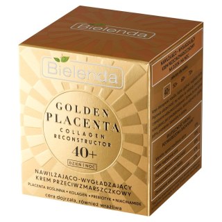 Bielenda GOLDEN PLACENTA 40+ nawilżająco wygładzający krem przeciwzmarszczkowy na dzień i noc 50 ml