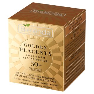 Bielenda GOLDEN PLACENTA 50+ liftingująco ujędrniający krem przeciwzmarszczkowy na dzień i noc 50 ml