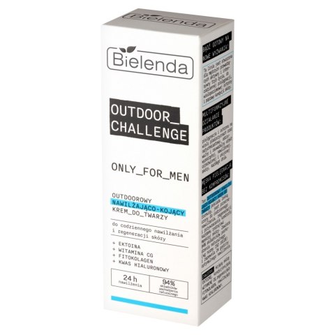 Bielenda Only For Men Outdoor Challenge Outdorowy krem nawilżająco-kojący dla mężczyzn 50 ml