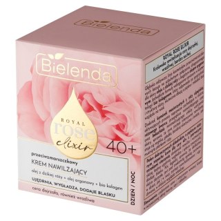 Bielenda Royal Rose Elixir 40+ przeciwzmarszczkowy krem nawilżający dzień/noc 50 ml