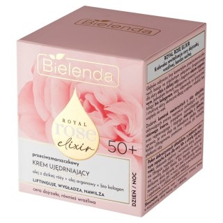 Bielenda Royal Rose Elixir 50+ przeciwzmarszczkowy krem ujędrniający dzień/noc 50 ml
