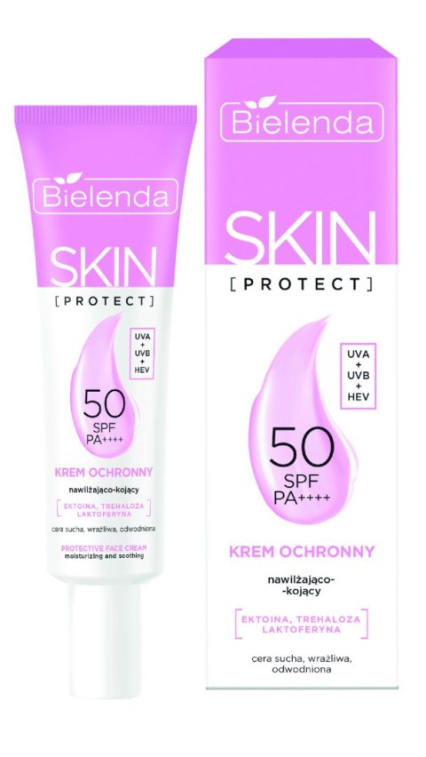 Bielenda Skin Protect krem ochronny SPF 50 nawilżająco-kojący 40 ml