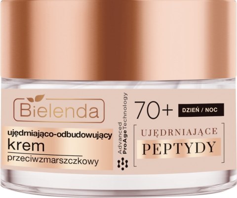Bielenda ujędrniające PEPTYDY 70+ ujędrniająco-odbudowujący krem przeciwzmarszczkowy 50 ml