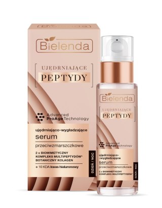 Bielenda ujędrniające PEPTYDY ujędrniająco-wygładzające serum przeciwzmarszczkowe 30 ml