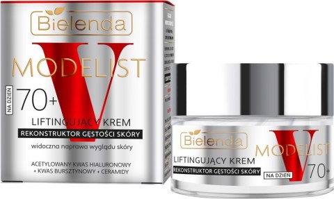 Bielenda V-MODELIST liftingujący krem - rekonstruktor gęstości skóry 70+ na dzień 50 ml