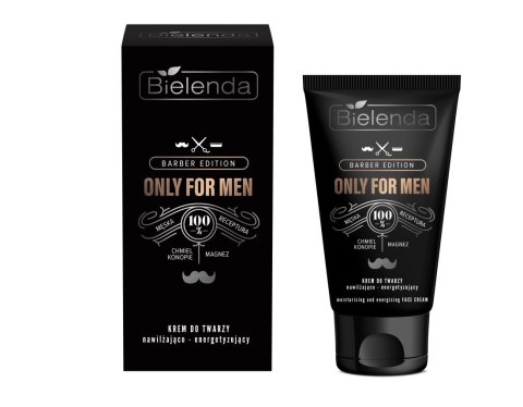 Bielenda Only for Men Barber Edition krem nawilżająco-energetyzujący do twarzy 50 ml