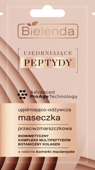 Bielenda ujędrniające Peptydy ujędrniająco-odżywcza maseczka przeciwzmarszczkowa 8 g