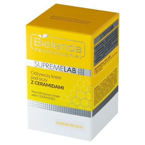 Bielenda Professional Supremelab Barrier Renew odżywczy krem pod oczy z ceramidami 15 ml
