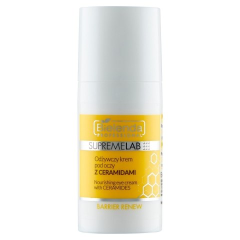 Bielenda Professional Supremelab Barrier Renew odżywczy krem pod oczy z ceramidami 15 ml