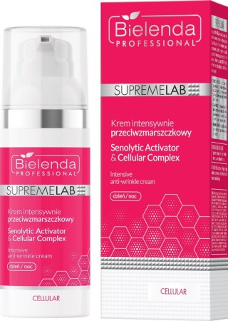 Bielenda Professional Supremelab Cellular krem intensywnie przeciwzmarszczkowy Senolytic Activator & Cellular Complex na dzień i