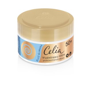 Celia Śluz ślimaka 50+ wygładzający krem przeciwzmarszczkowy z kwasem hialuronowym 50 ml
